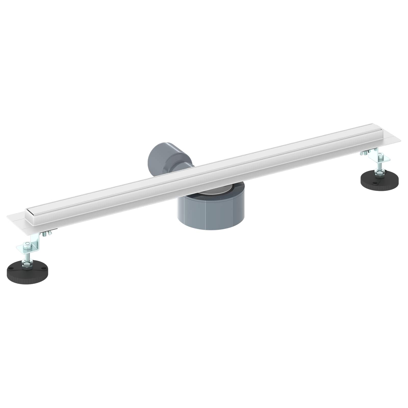 360° Odvod za tuširanje s tankim modelom Srebrno 60 cm
