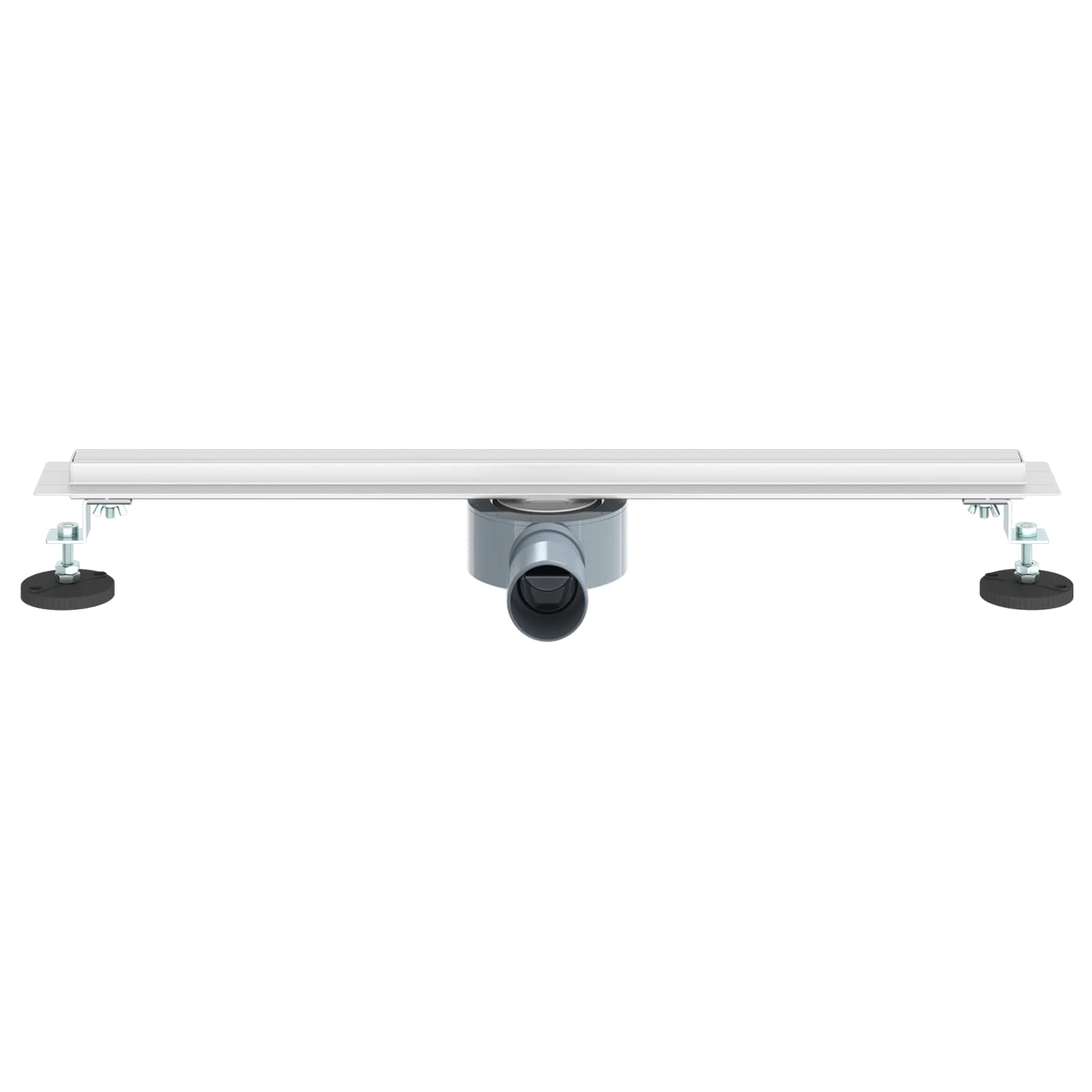360° Odvod za tuširanje s tankim modelom Srebrno 60 cm