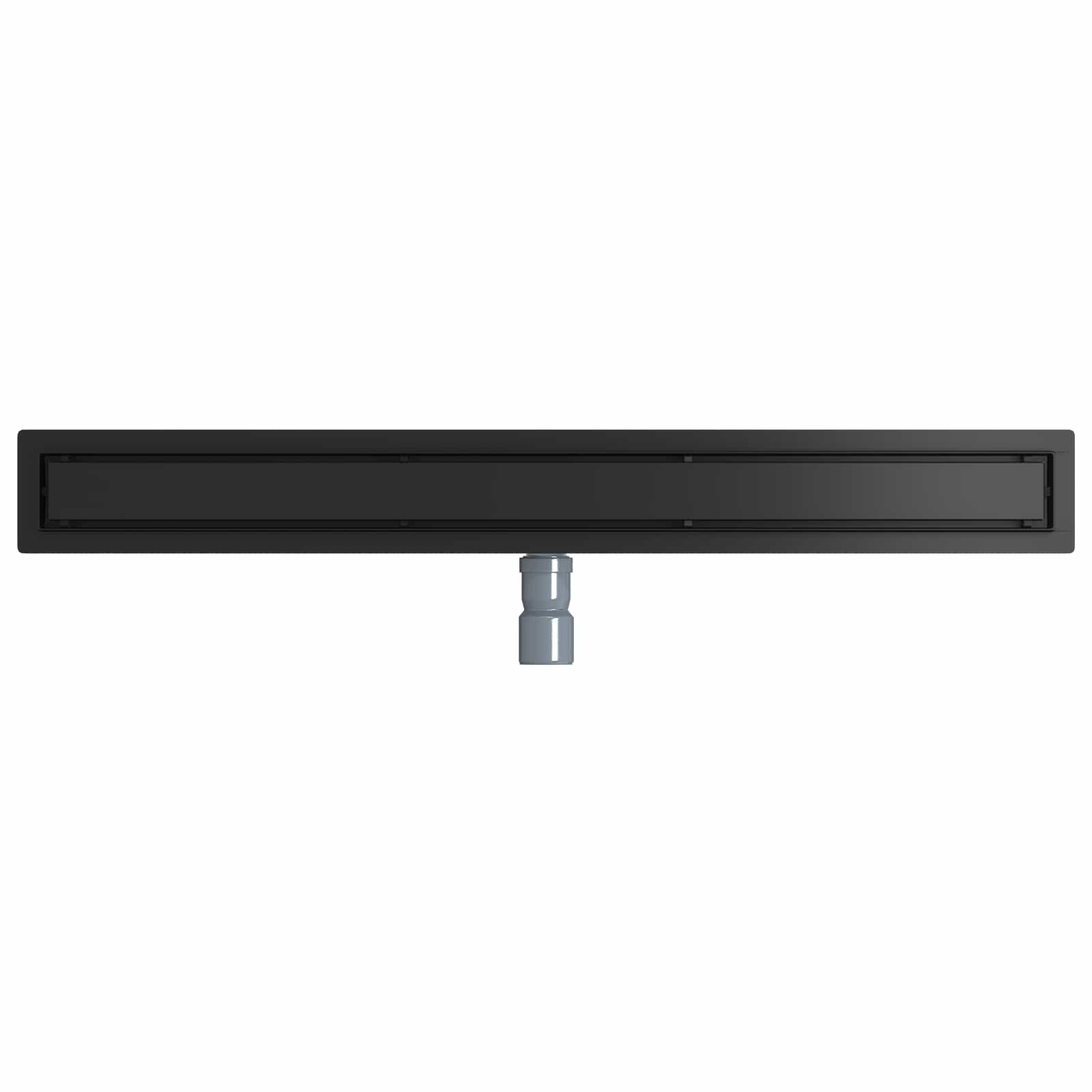 Tuš kanal 2-u-1 sa 360° sifonom Crna 90 cm Nehrđajući čelik 304