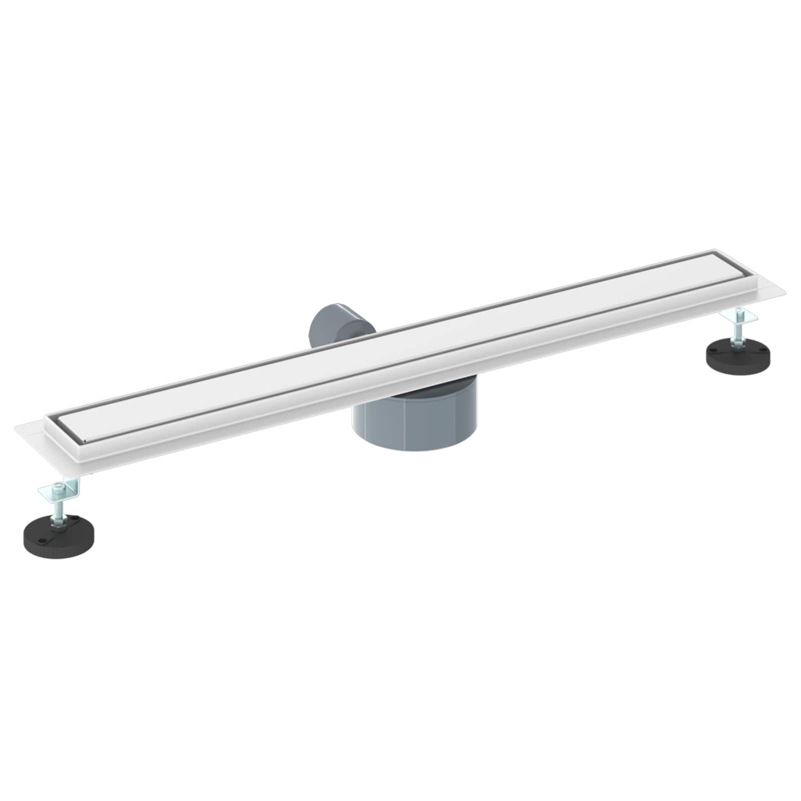 Tuš kanal 2-u-1 sa 360° sifonom Srebrno 70 cm
