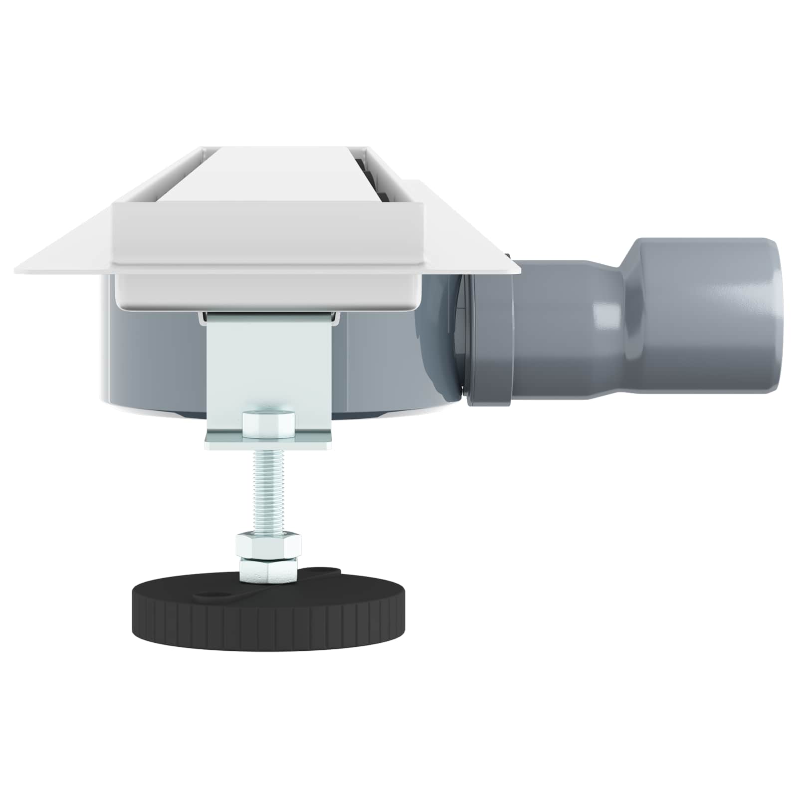 Tuš kanal 2-u-1 sa 360° sifonom Srebrno 70 cm