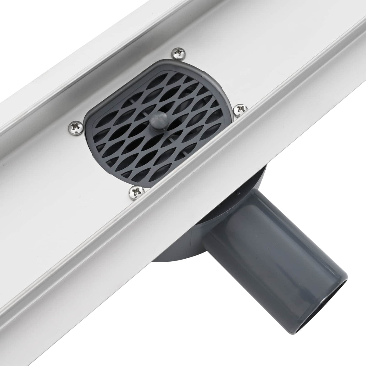 Tuš kanal 2-u-1 sa 360° sifonom Srebrno 60 cm
