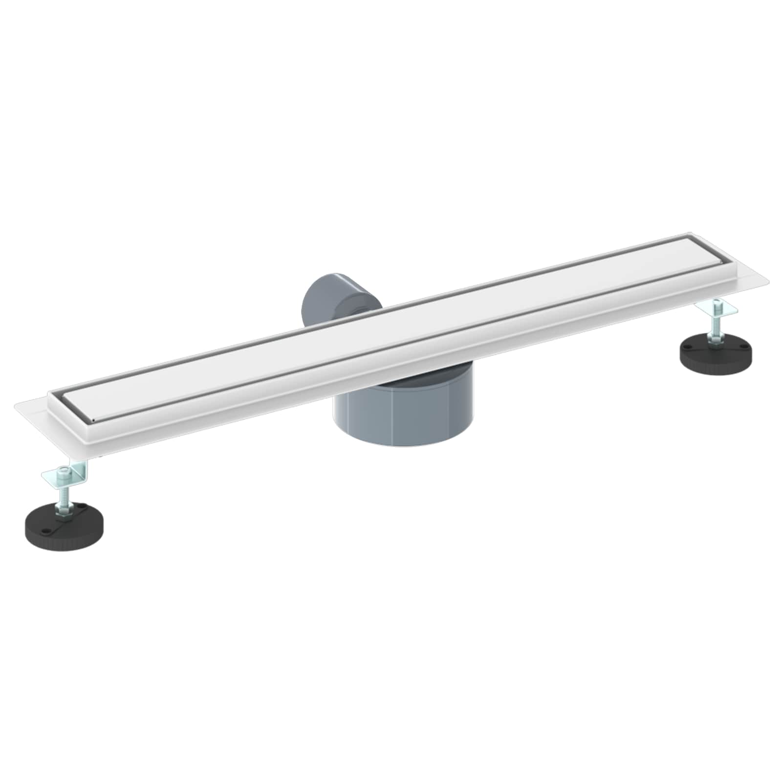 Tuš kanal 2-u-1 sa 360° sifonom Srebrno 60 cm