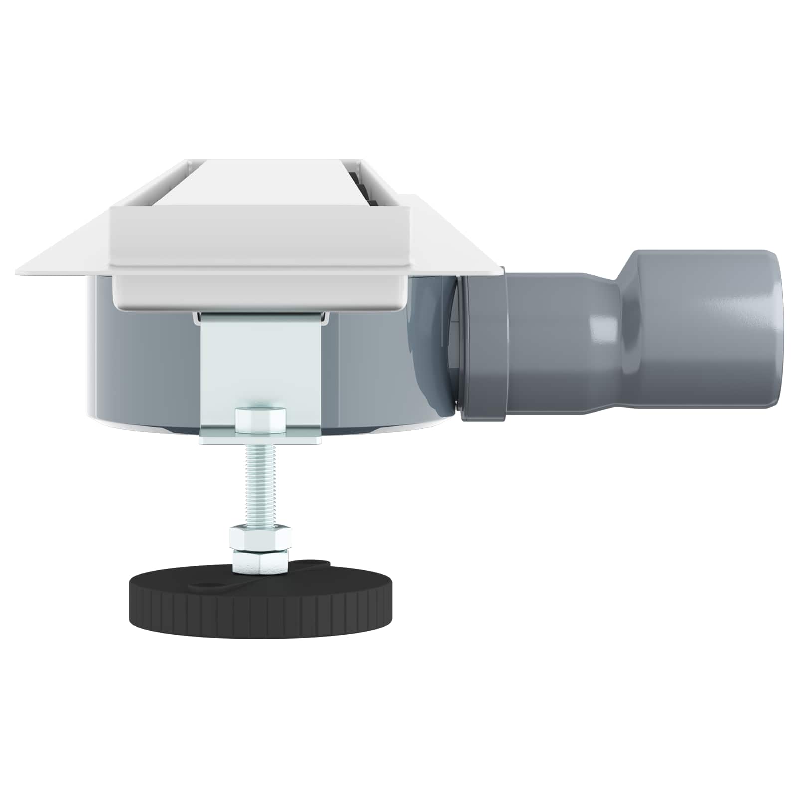 Tuš kanal 2-u-1 sa 360° sifonom Srebrno 60 cm