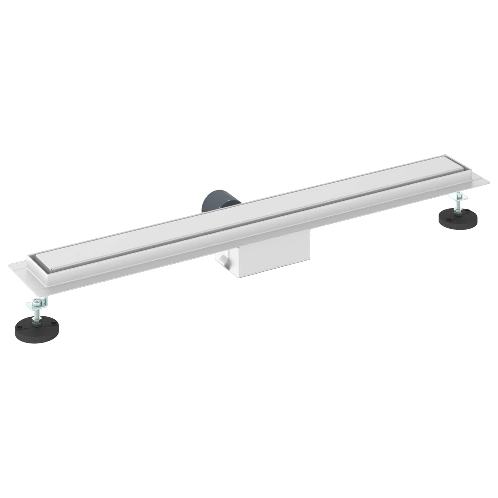 2 u 1 odvod za tuš Srebrno 80 cm Nehrđajući čelik 304