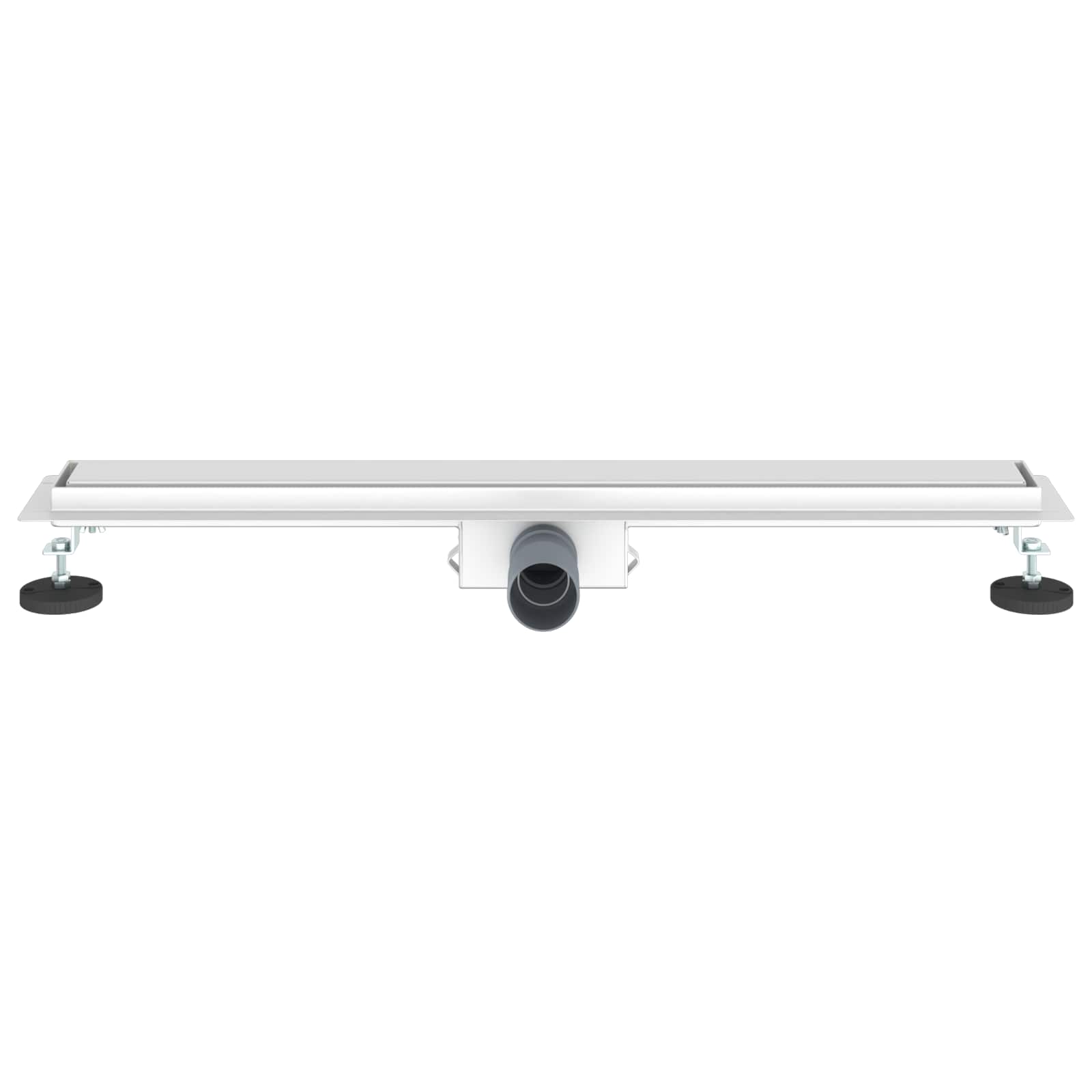 2 u 1 odvod za tuš Srebrno 80 cm Nehrđajući čelik 304