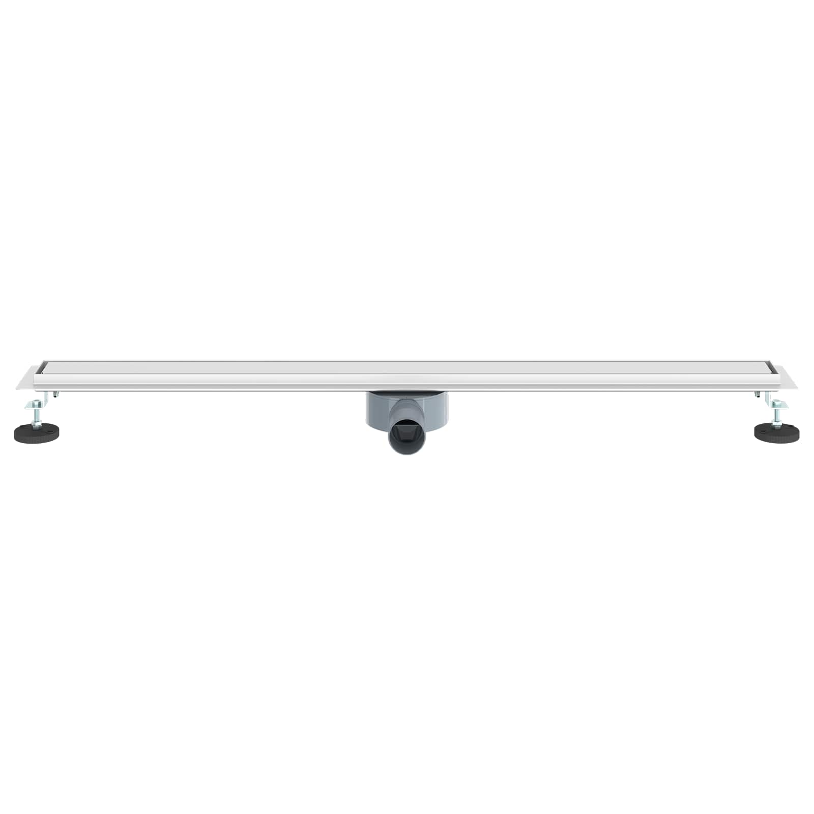Tuš kanal 2-u-1 sa 360° sifonom Srebrno 100 cm