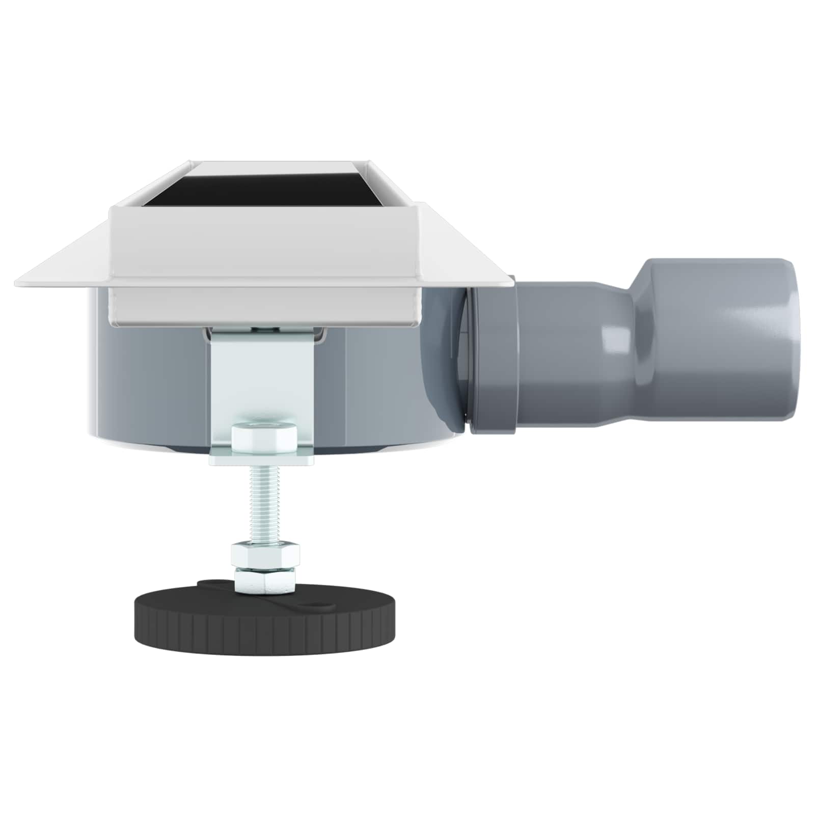 Odvod za tuš s staklenim poklopcem i 360° sifonom Crna 60 cm