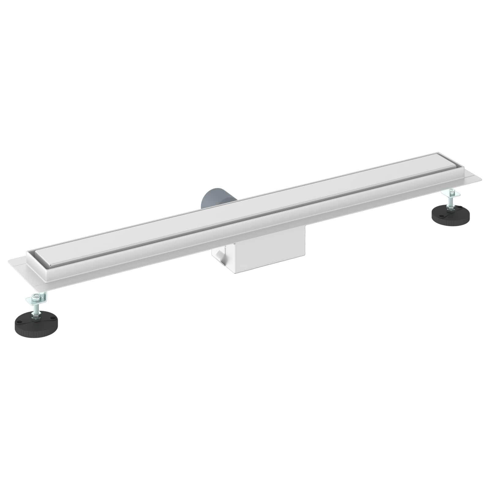2 u 1 odvod za tuš Srebrno 70 cm Nehrđajući čelik 304