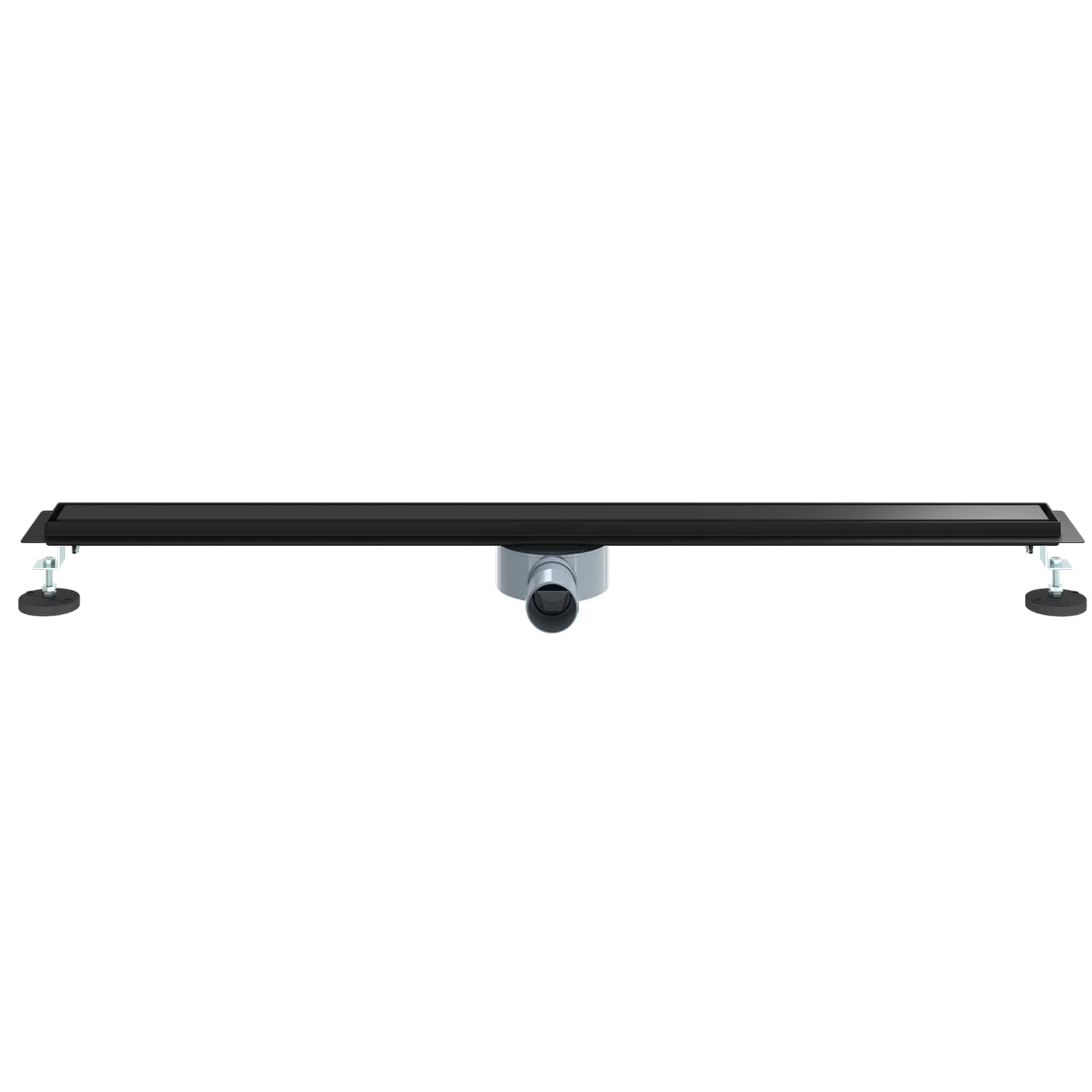 Tuš kanal 2-u-1 sa 360° sifonom Crna 100 cm