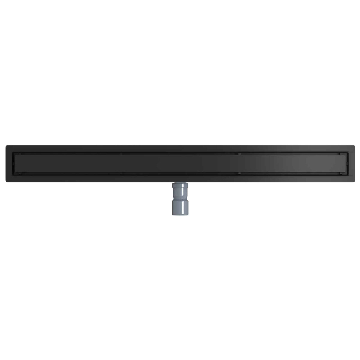 Tuš kanal 2-u-1 sa 360° sifonom Crna 100 cm