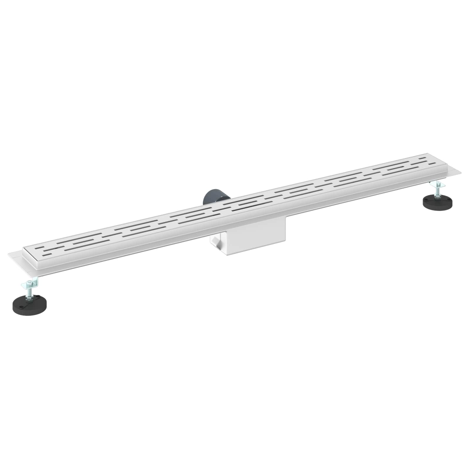 Odvod za tuš s dizajnom linije Srebrno 100 cm