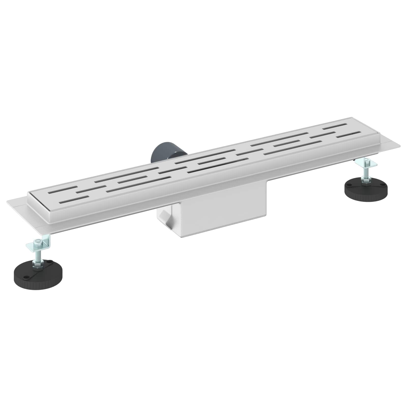 Odvod za tuš s dizajnom linije Srebrno 60 cm