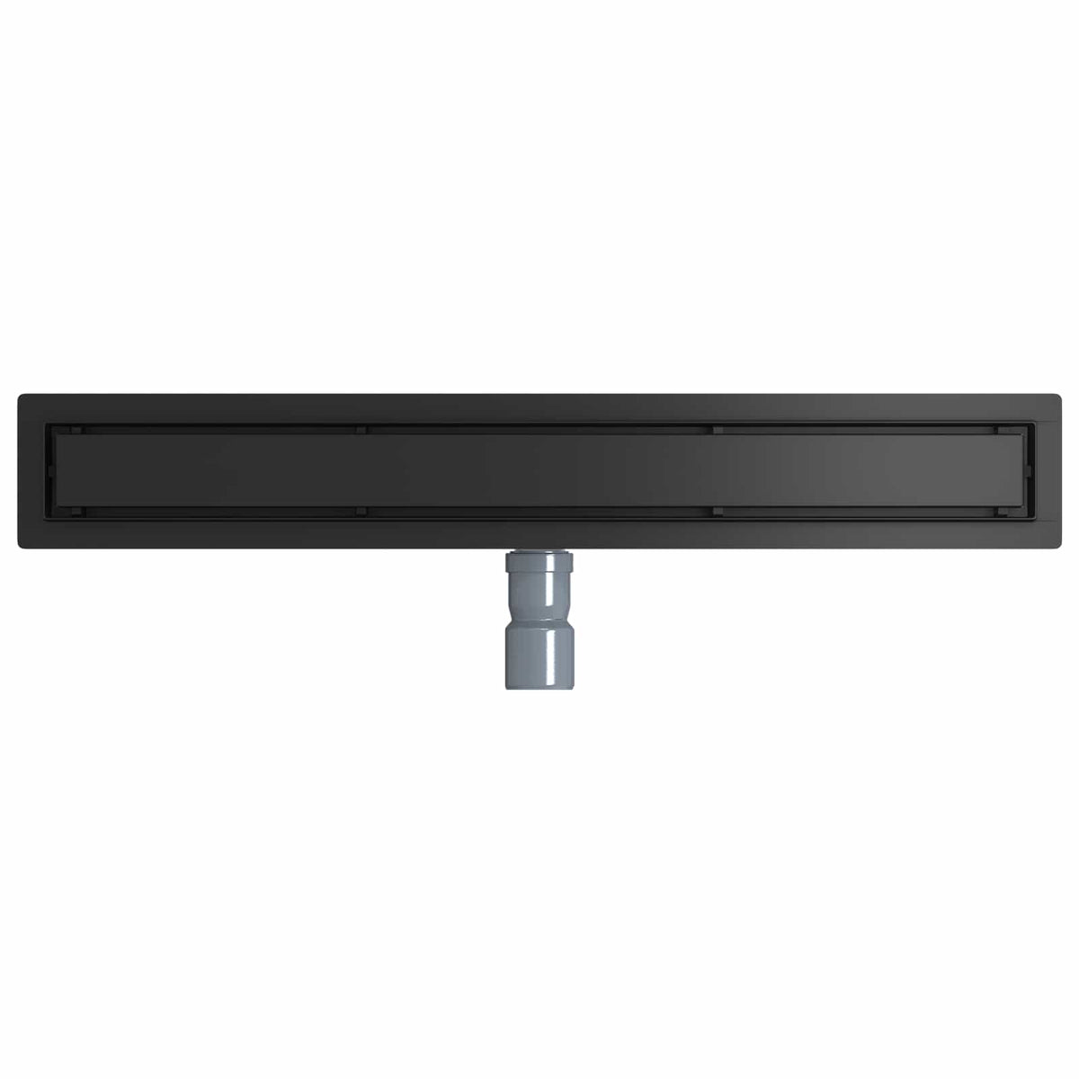 Tuš kanal 2-u-1 sa 360° sifonom Crna 70 cm Nehrđajući čelik 304