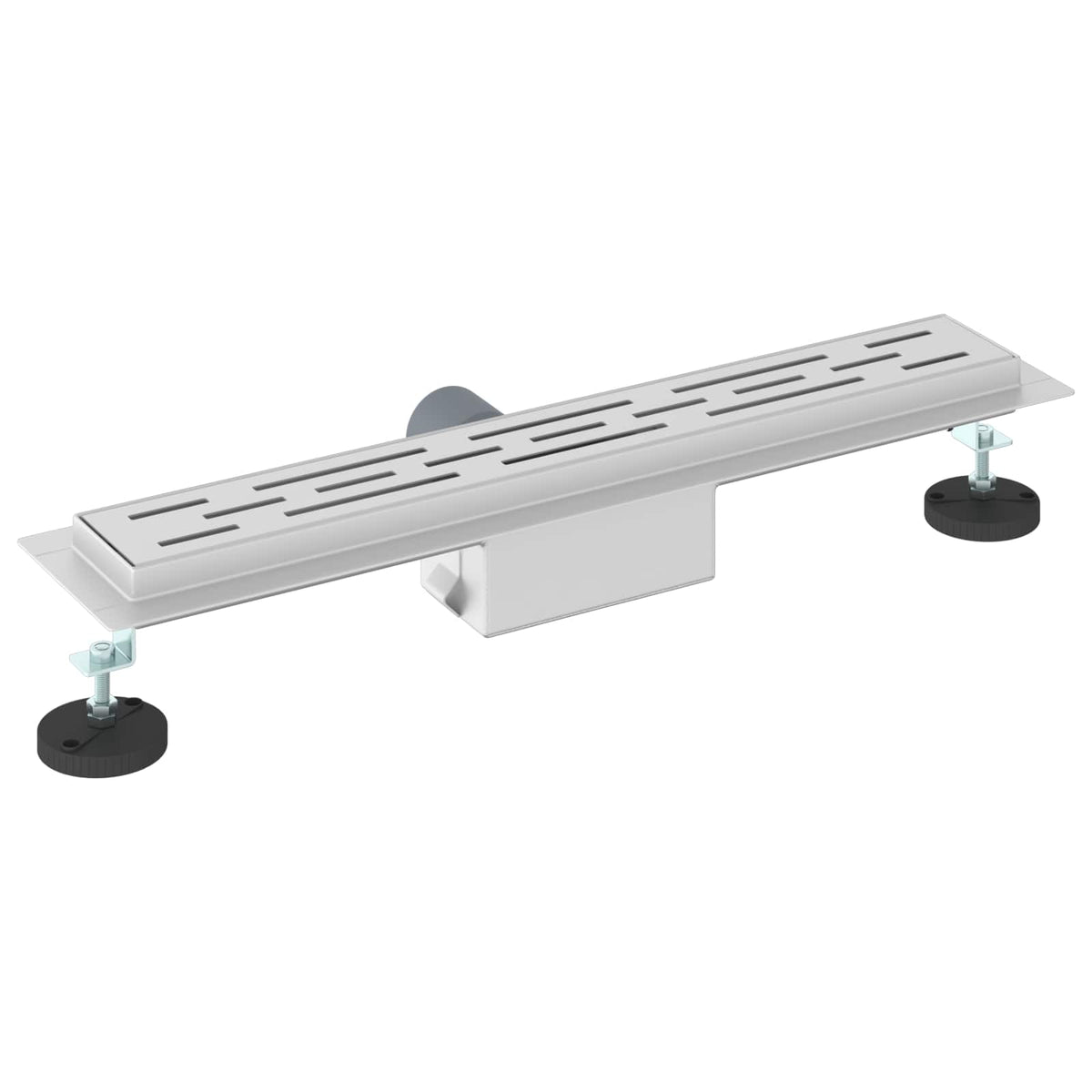 Odvod za tuš s dizajnom linije Srebrno 50 cm