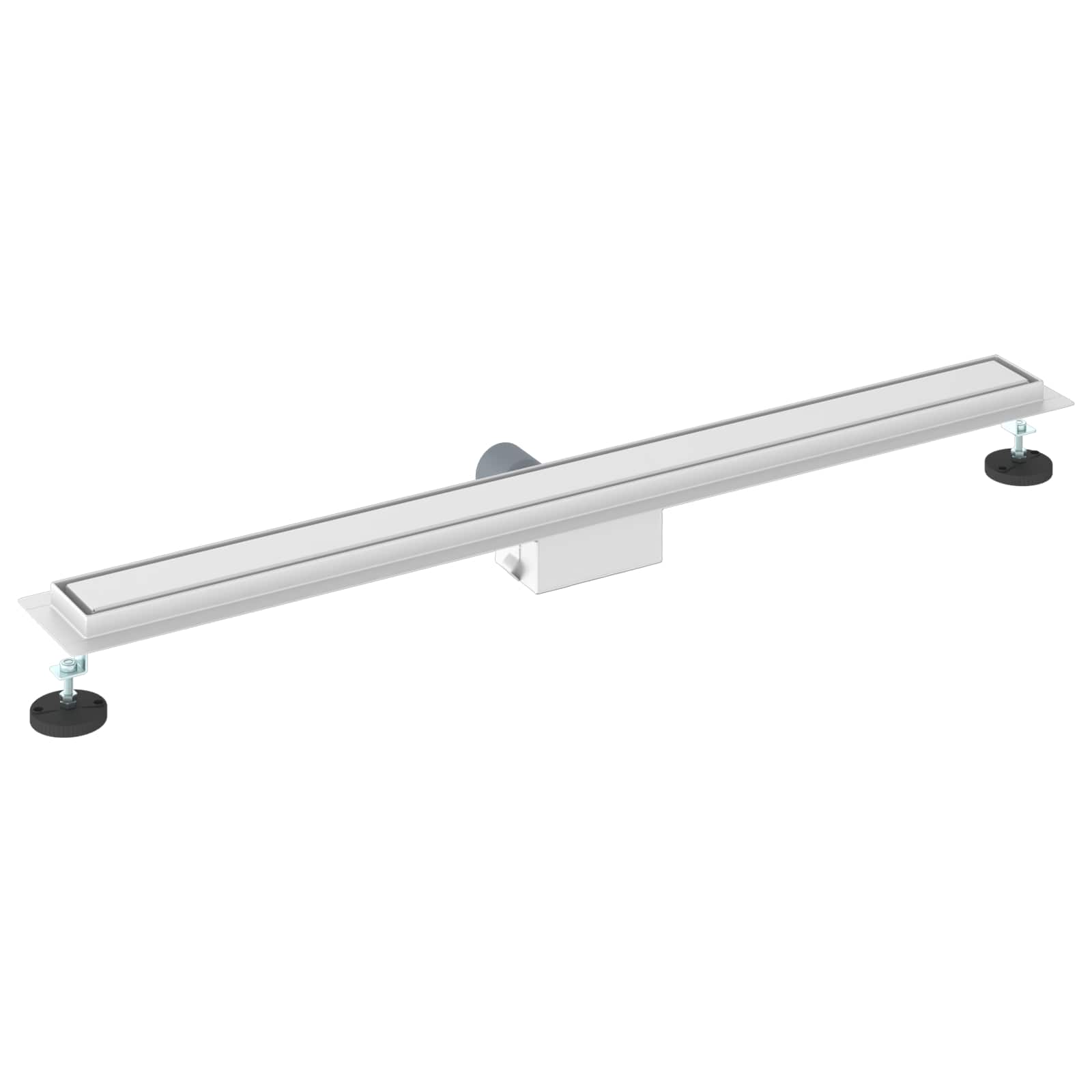 2 u 1 odvod za tuš Srebrno 90 cm Nehrđajući čelik 304