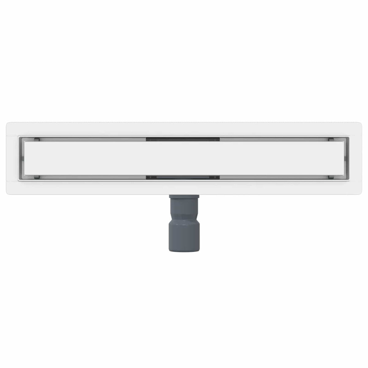 2 u 1 odvod za tuš Srebrno 60 cm Nehrđajući čelik 304