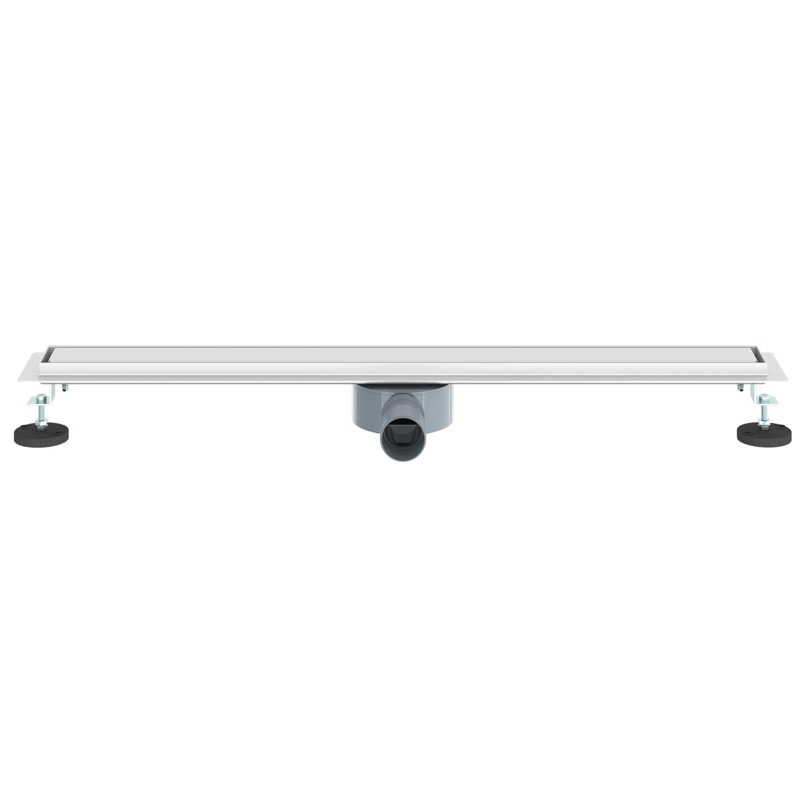 Tuš kanal 2-u-1 sa 360° sifonom Srebrno 80 cm