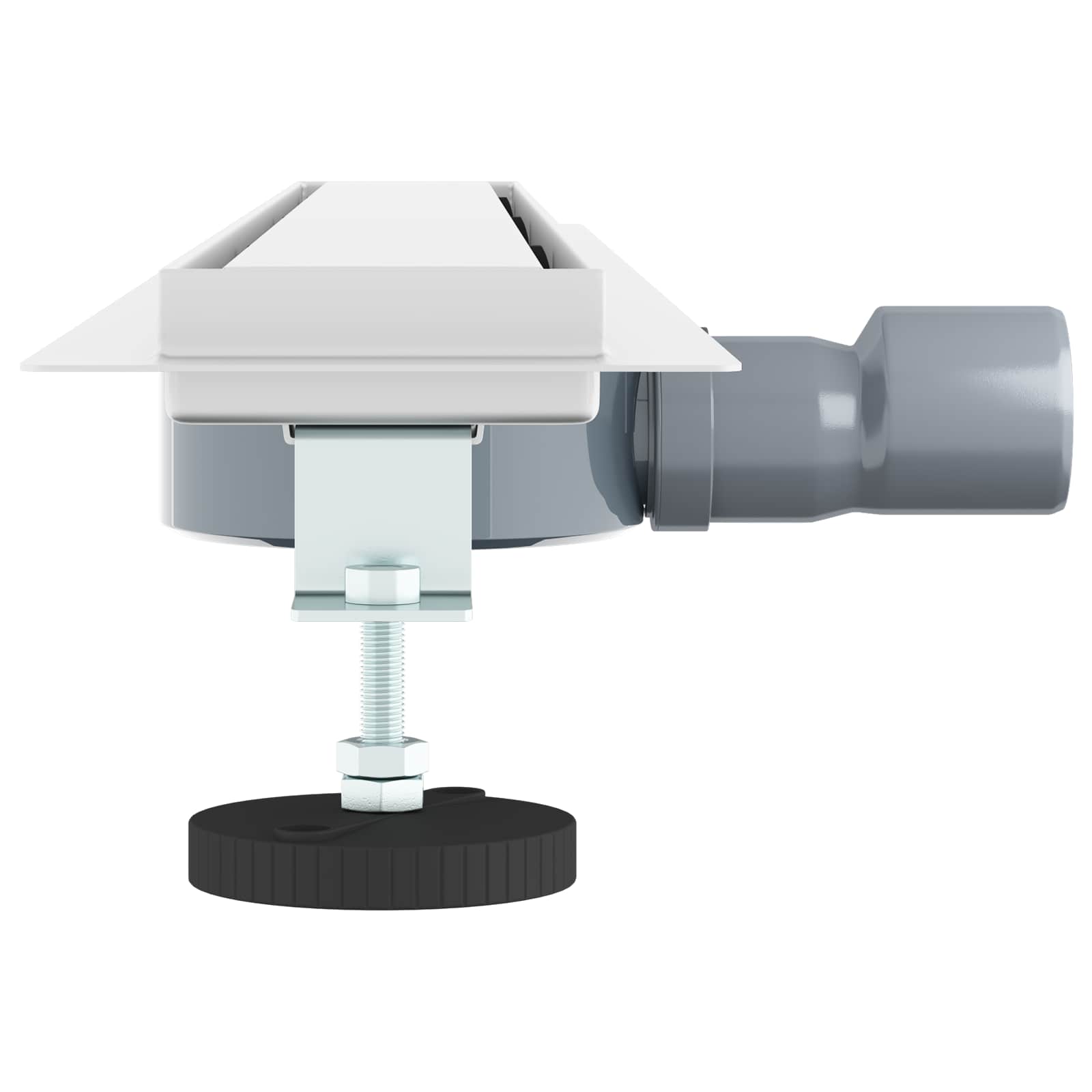 Tuš kanal 2-u-1 sa 360° sifonom Srebrno 80 cm