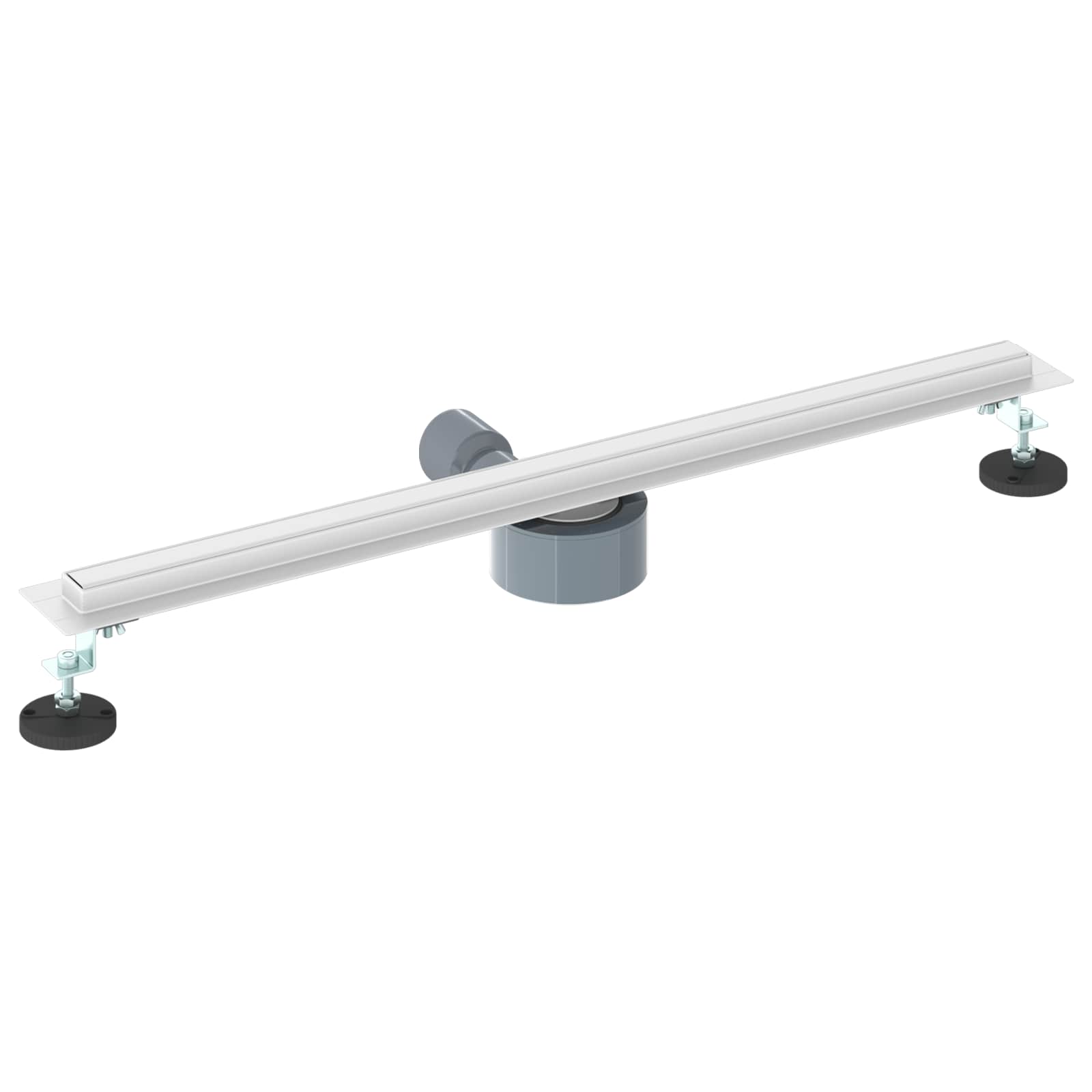360° Odvod za tuširanje s tankim modelom Srebrno 70 cm
