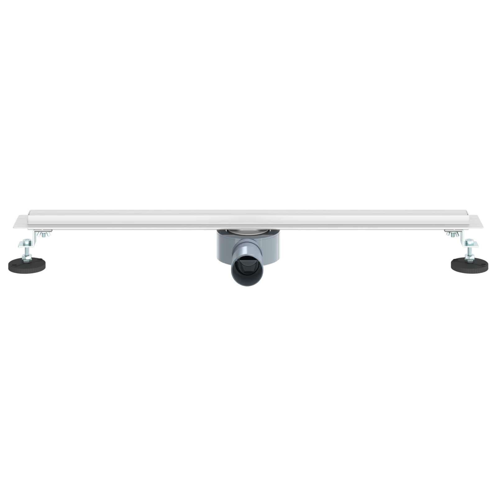 360° Odvod za tuširanje s tankim modelom Srebrno 70 cm