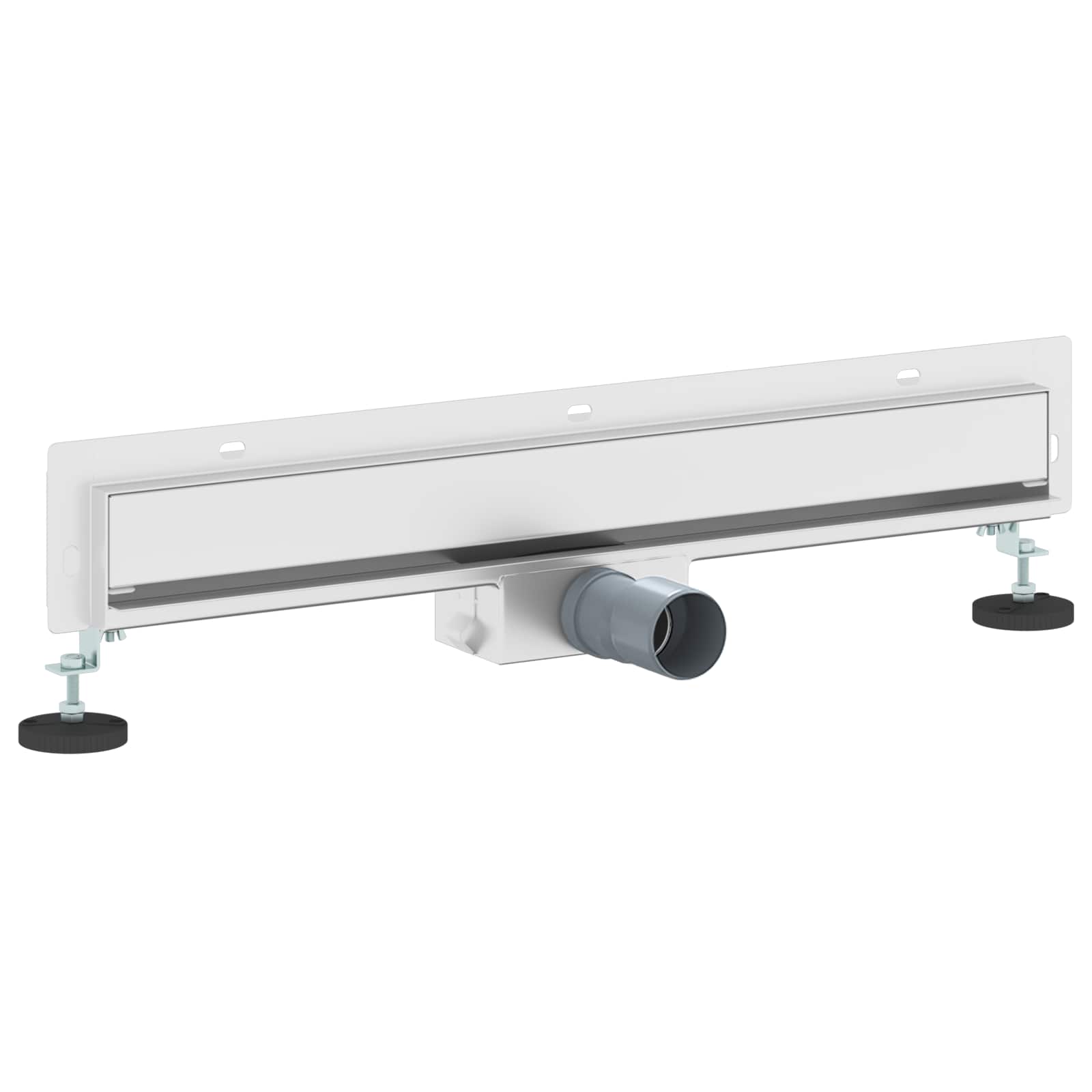 Odvod za tuš montiran na zid Srebrno 60 cm Nehrđajući čelik 304