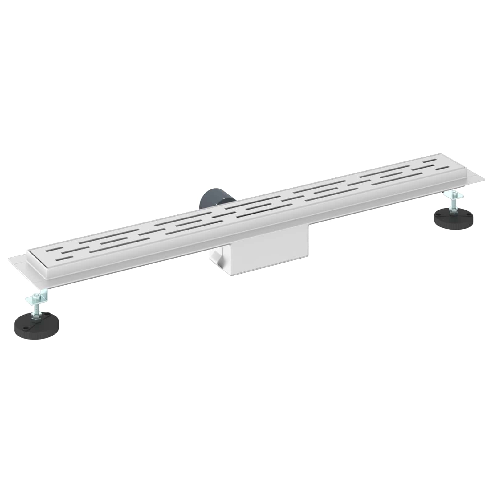 Odvod za tuš s dizajnom linije Srebrno 80 cm