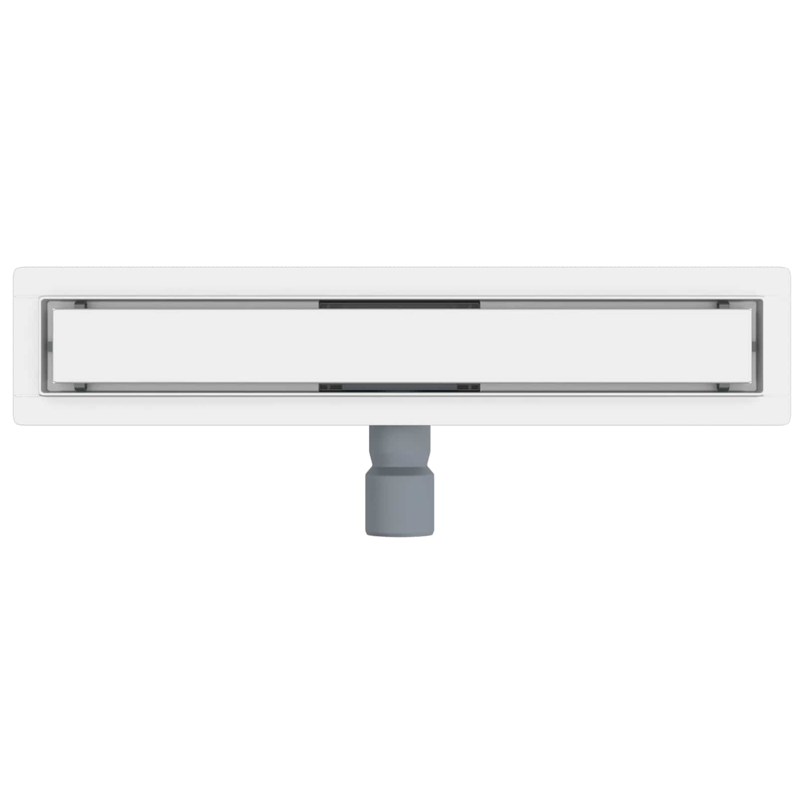 2 u 1 odvod za tuš Srebrno 50 cm Nehrđajući čelik 304