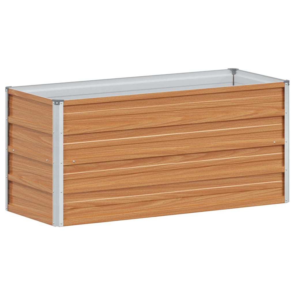 Povišena vrtna gredica Svijetlosmeđa 100 x 40 x 45 cm