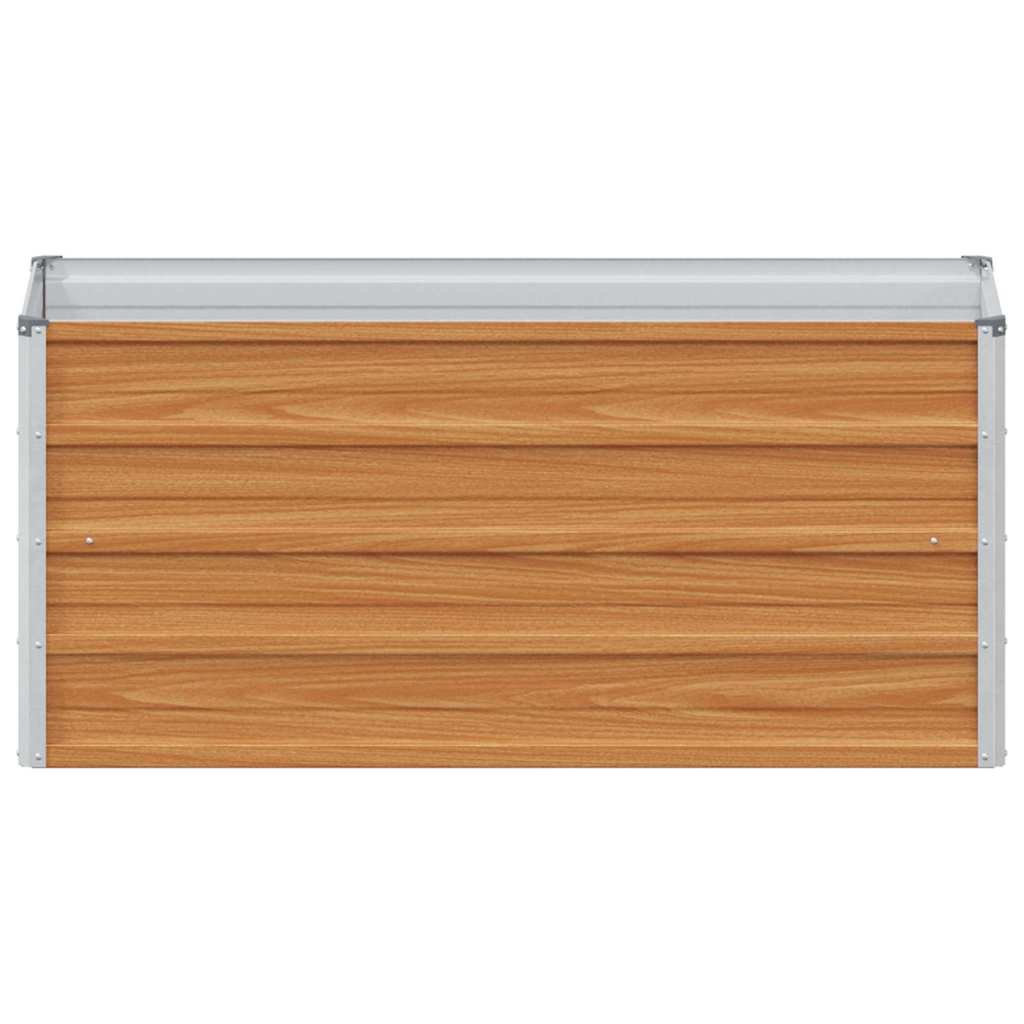 Povišena vrtna gredica Svijetlosmeđa 100 x 40 x 45 cm