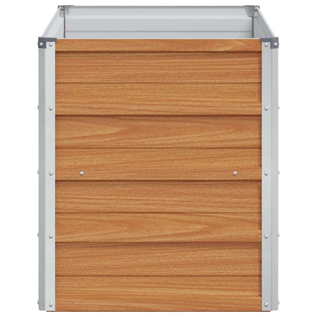 Povišena vrtna gredica Svijetlosmeđa 100 x 40 x 45 cm