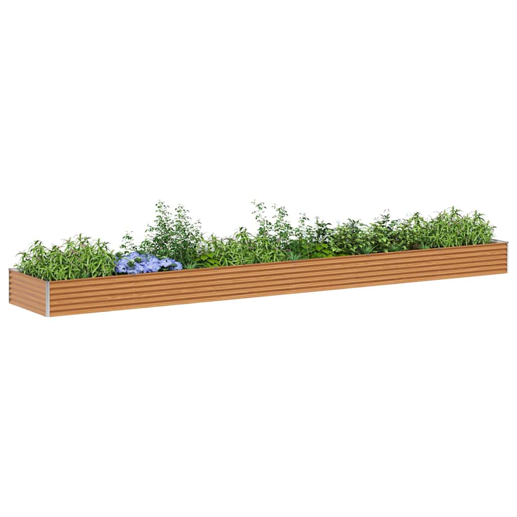 Povišena vrtna gredica 582 x 100 x 36 cm Cinkani čelik