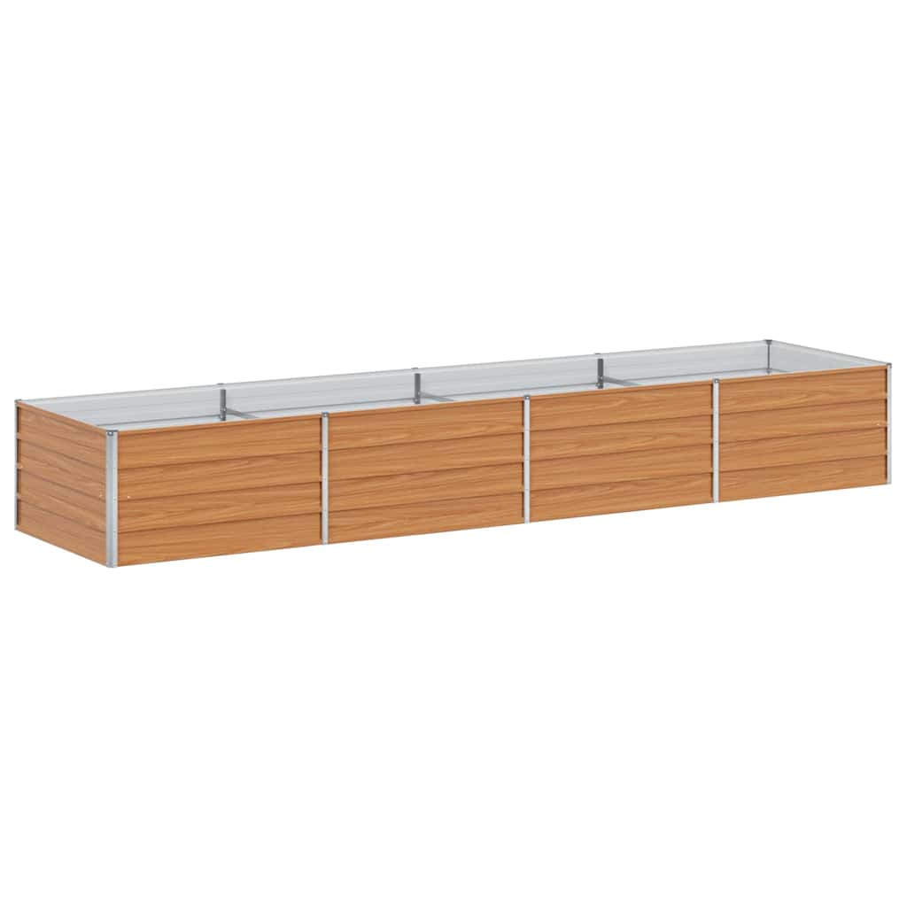 Povišena vrtna gredica Svijetlosmeđa 320 x 80 x 45 cm