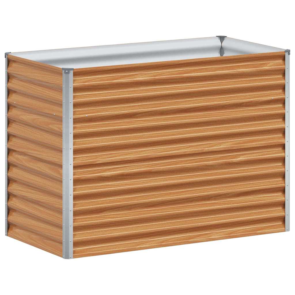 Povišena vrtna gredica 98 x 50 x 68 cm Cinkani čelik