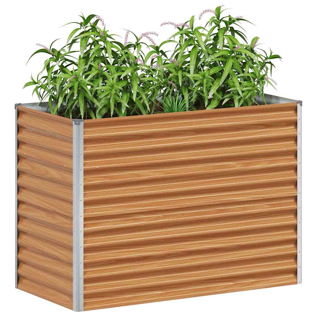 Povišena vrtna gredica 98 x 50 x 68 cm Cinkani čelik