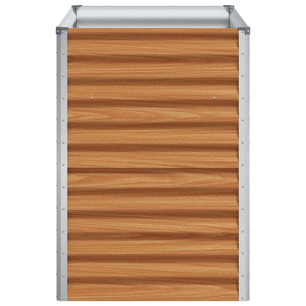 Povišena vrtna gredica 98 x 50 x 68 cm Cinkani čelik