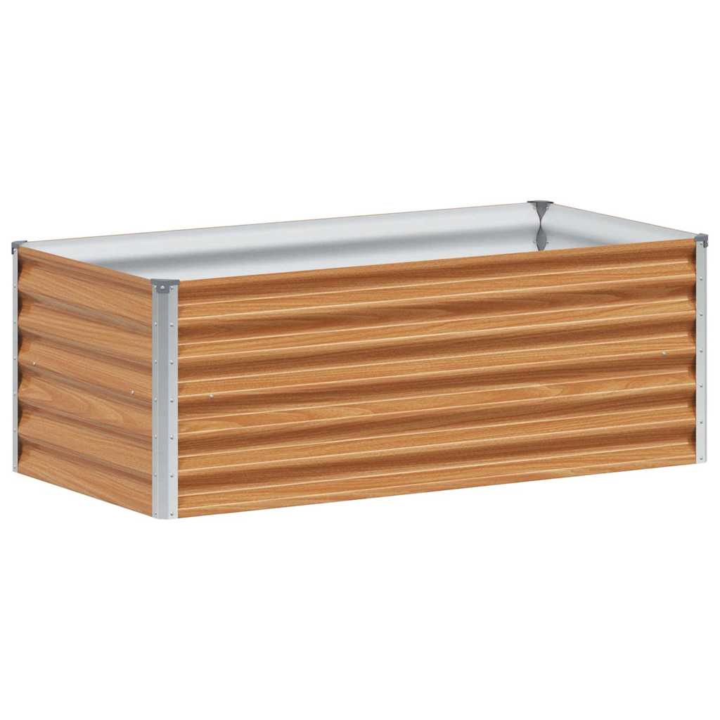 Povišena vrtna gredica 98 x 50 x 36 cm Cinkani čelik