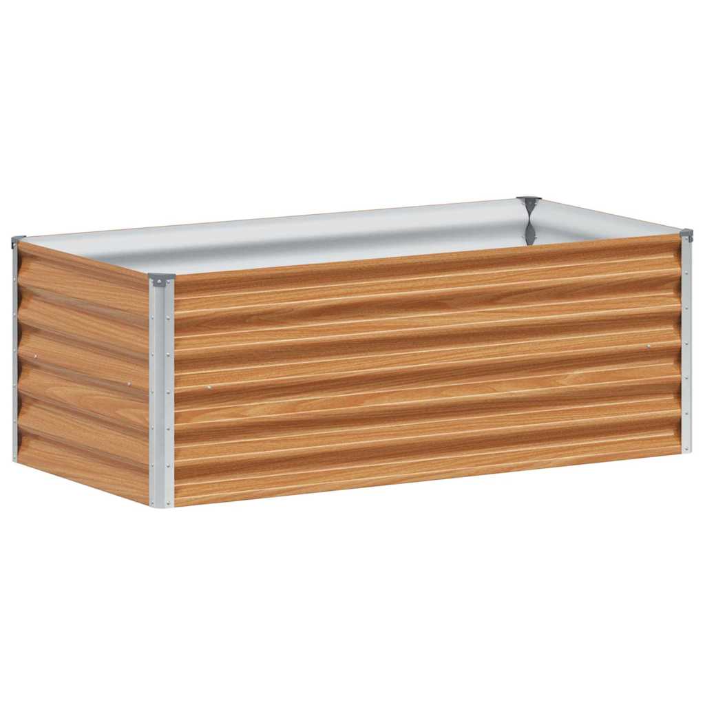 Povišena vrtna gredica 98 x 50 x 36 cm Cinkani čelik