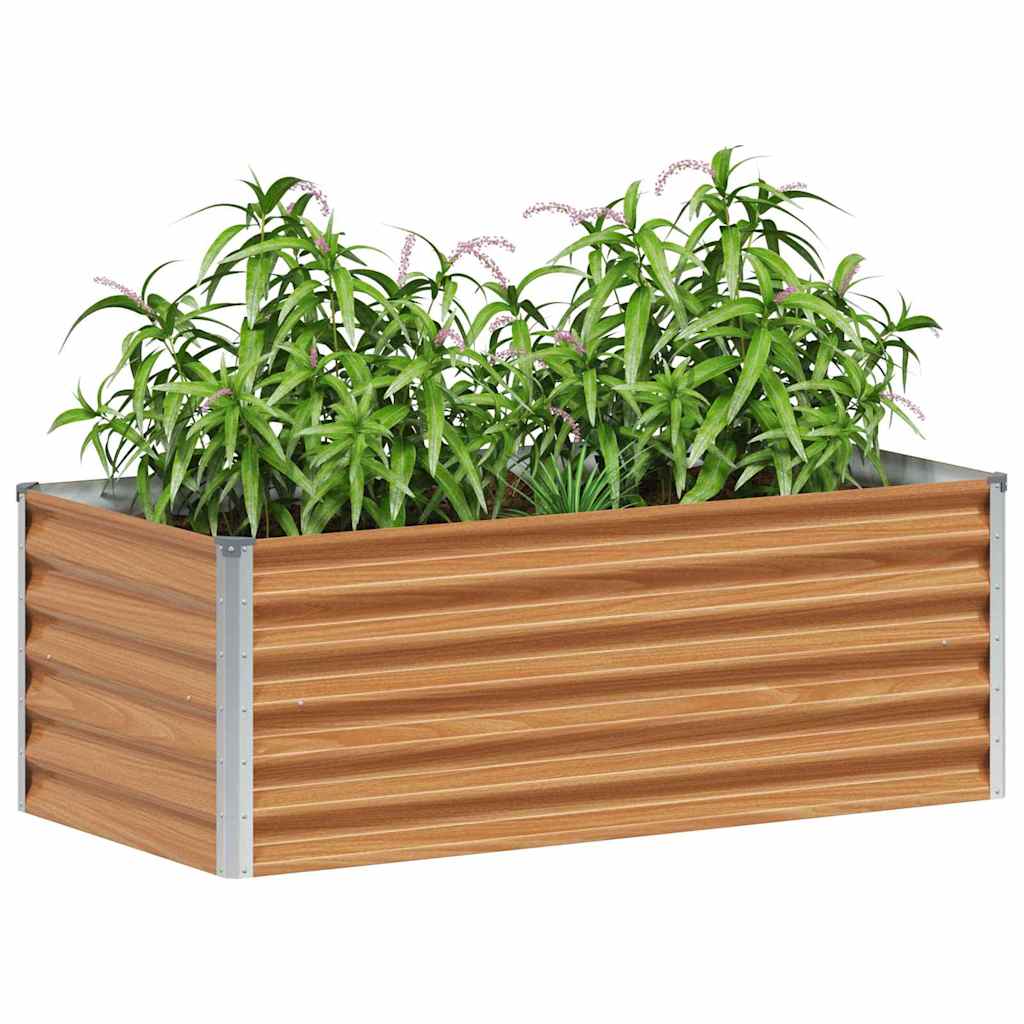 Povišena vrtna gredica 98 x 50 x 36 cm Cinkani čelik