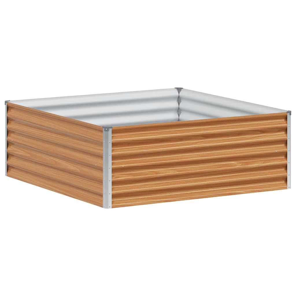 Povišena vrtna gredica 98 x 100 x 36 cm Cinkani čelik
