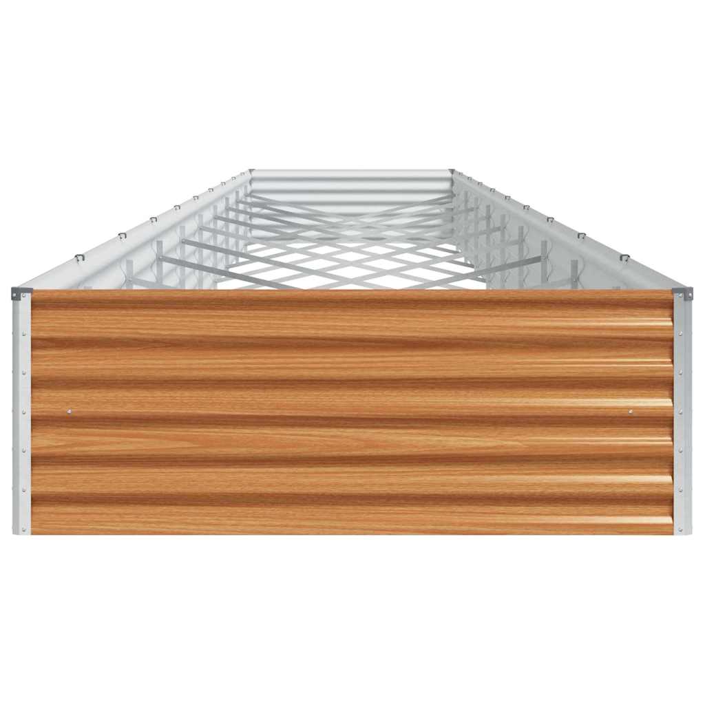Povišena vrtna gredica 970 x 100 x 36 cm Cinkani čelik