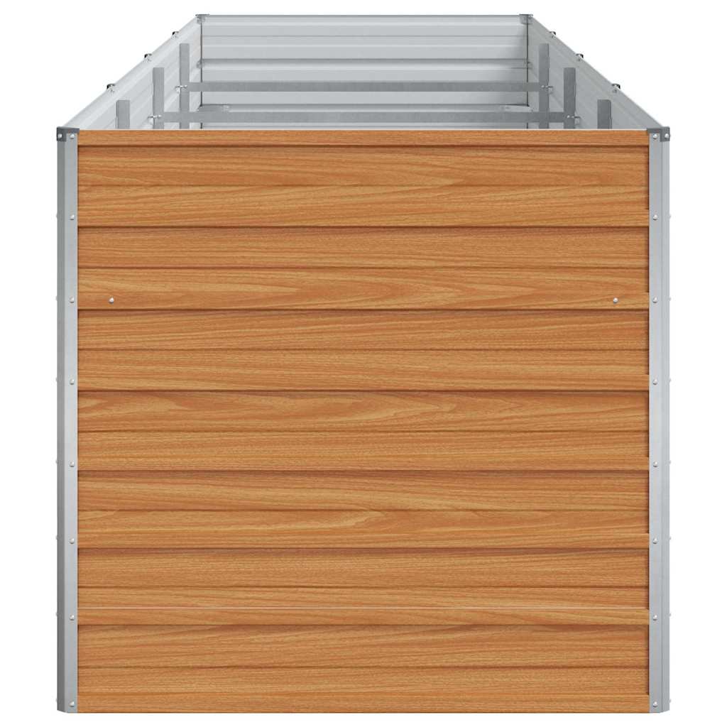 Povišena vrtna gredica Svijetlosmeđa 320 x 80 x 77 cm
