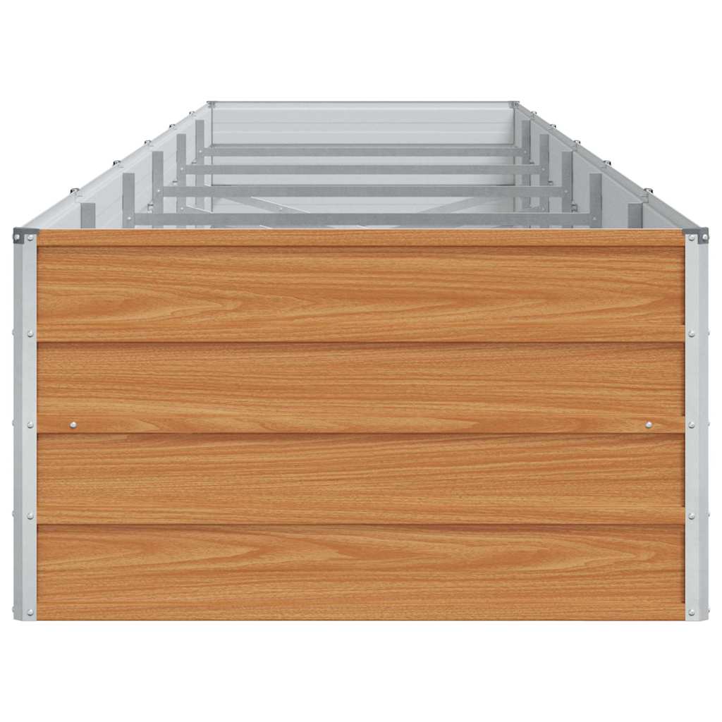 Povišena vrtna gredica Svijetlosmeđa 480 x 80 x 45 cm
