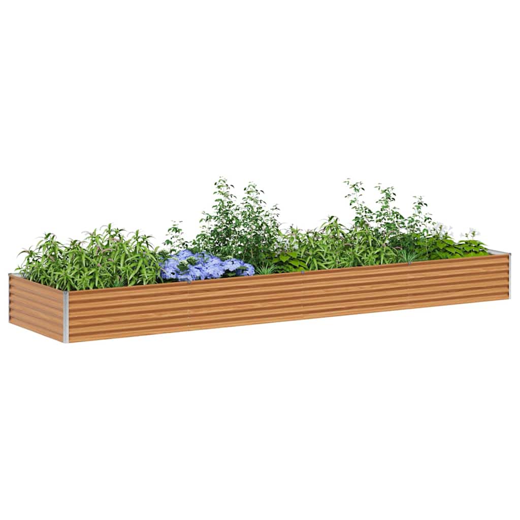 Povišena vrtna gredica 390 x 100 x 36 cm Cinkani čelik