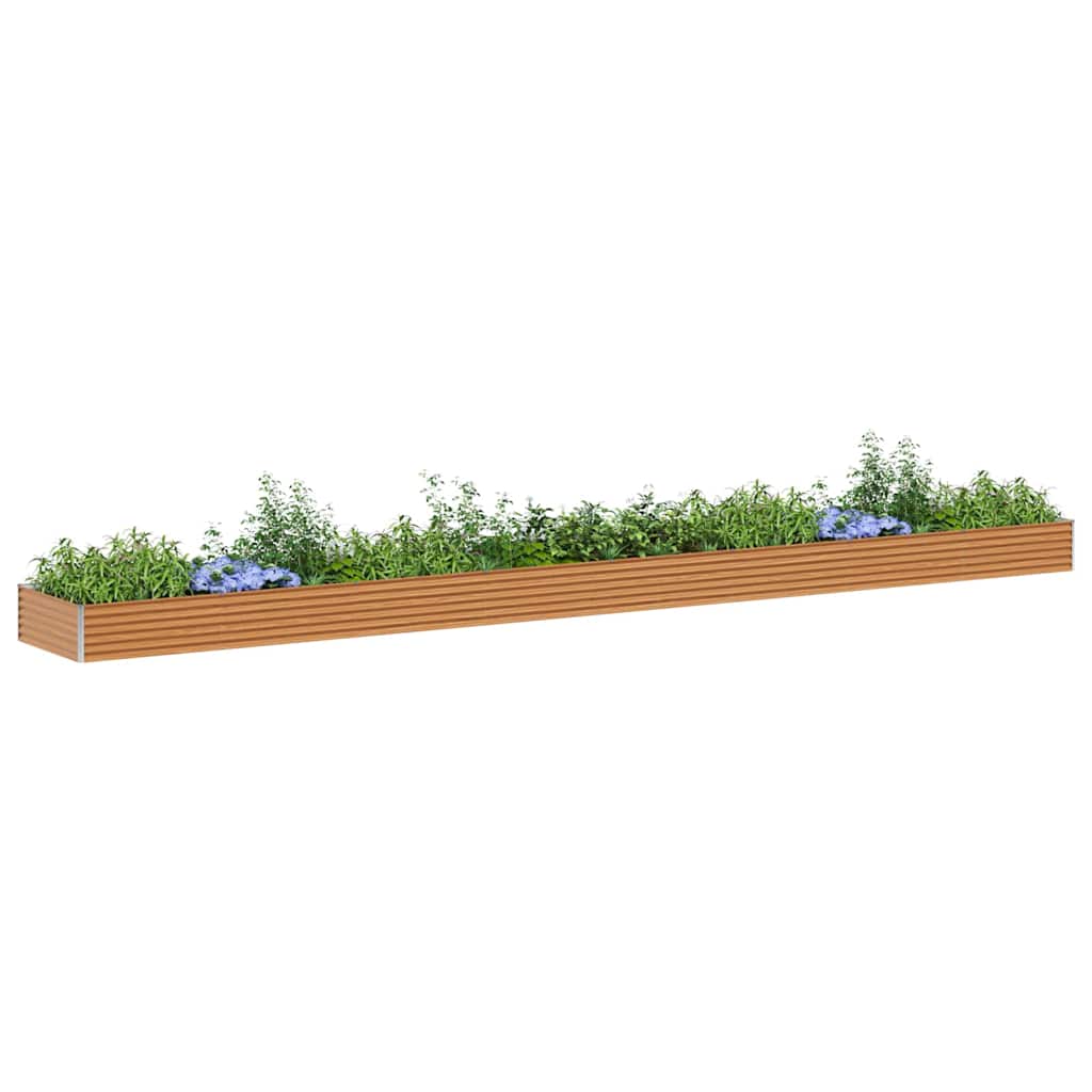 Povišena vrtna gredica 775 x 100 x 36 cm Cinkani čelik