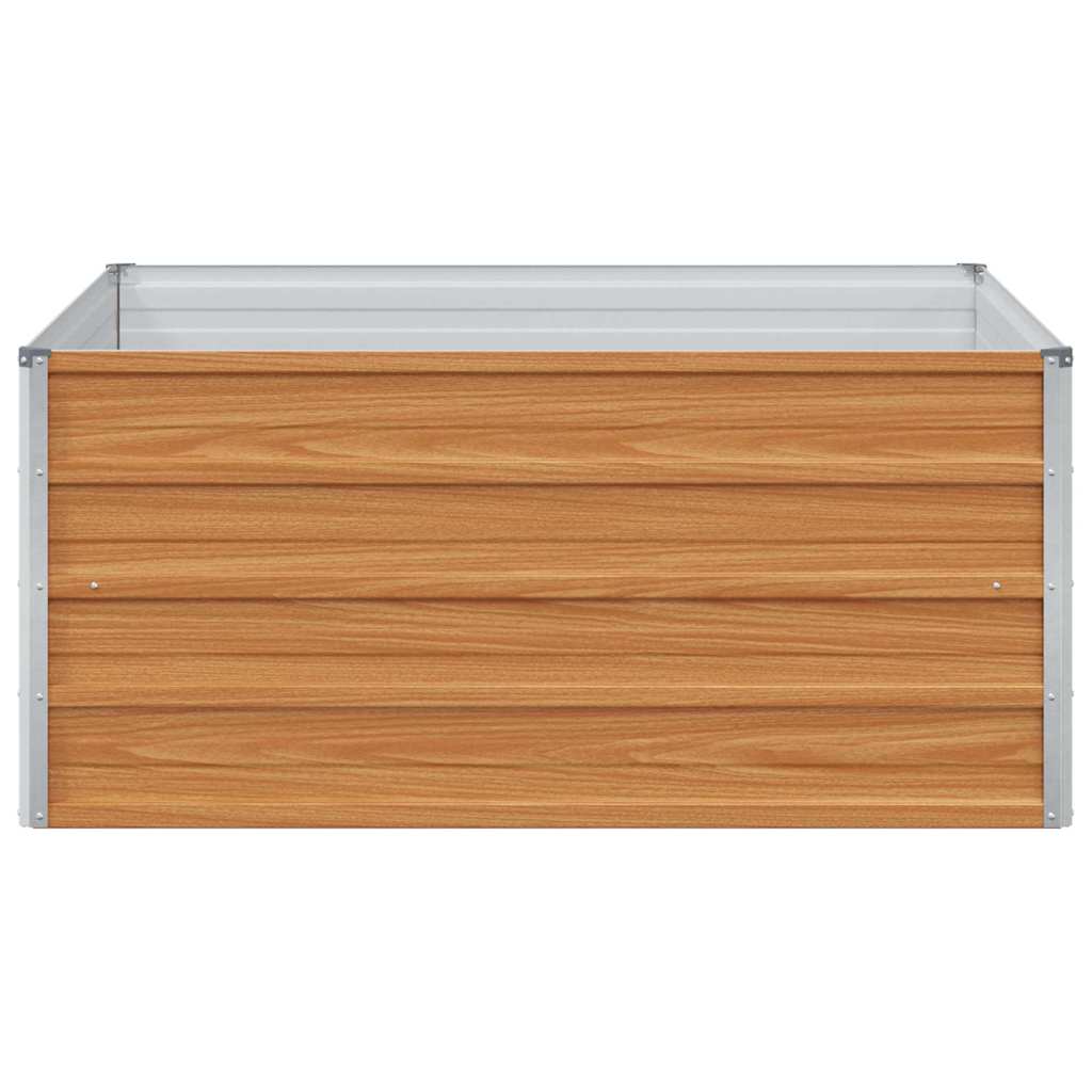 Povišena vrtna gredica Svijetlosmeđa 100 x 100 x 45 cm