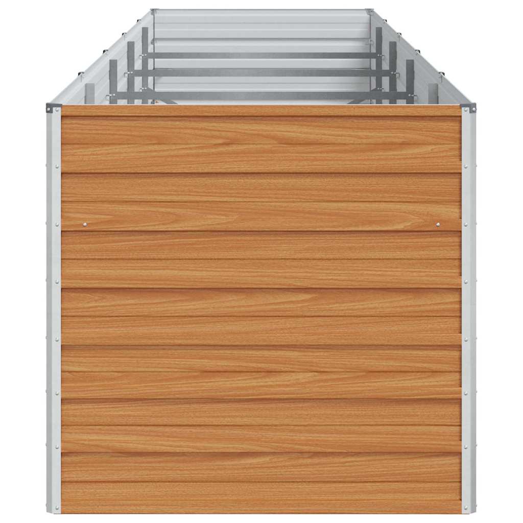 Povišena vrtna gredica Svijetlosmeđa 400 x 80 x 77 cm