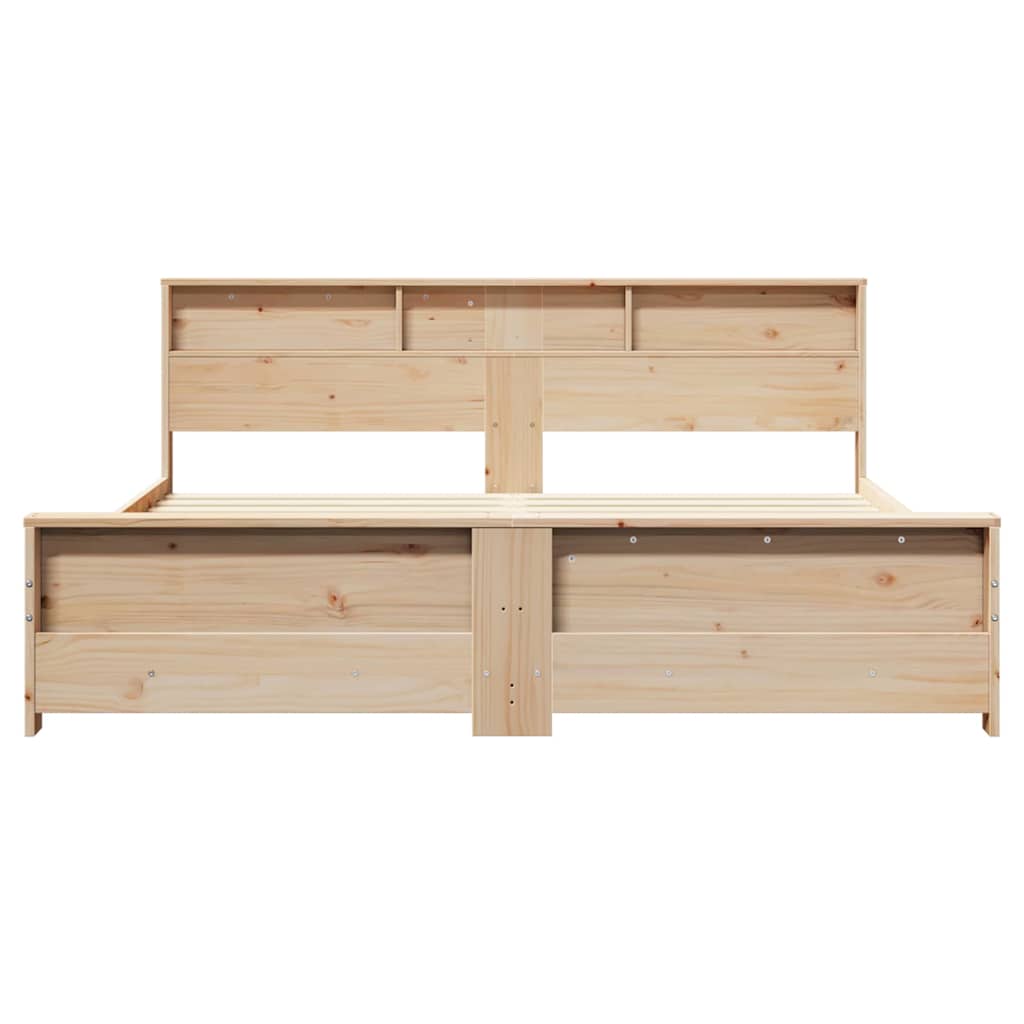 Krevetna konstrukcija Smeđa 200 x 200 cm Konstruirano drvo