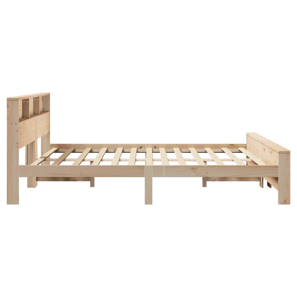 Krevetna konstrukcija Smeđa 200 x 200 cm Konstruirano drvo