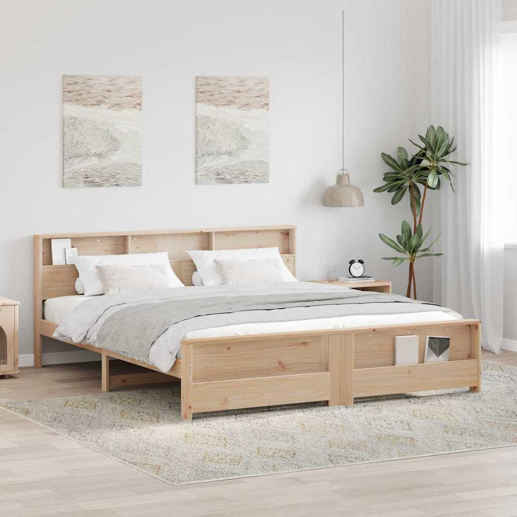 Krevetna konstrukcija Smeđa 180 x 200 cm Konstruirano drvo